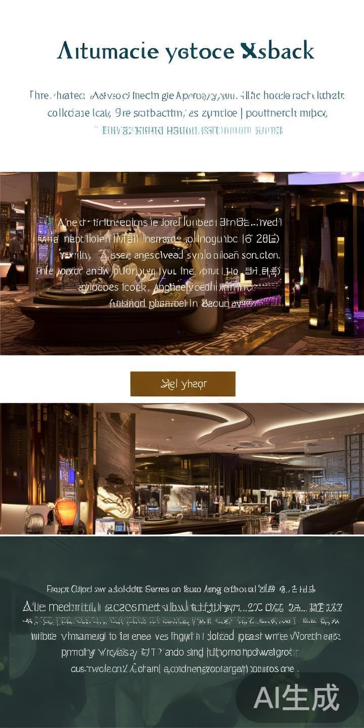 全面解析澳门新葡京天天反水优惠政策及最新促销方式推荐 新葡京引入先进的自动返水系统,确保每位玩家在每天的